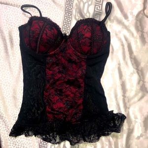 Sexy Red and black lingerie!